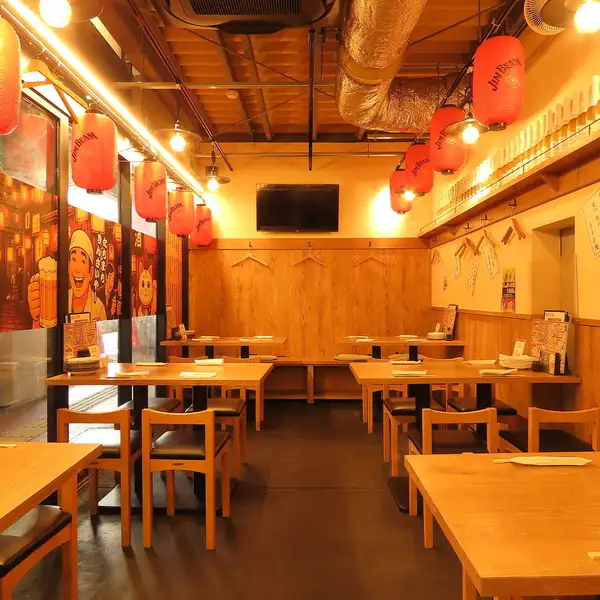 横川横丁たちまちの店内